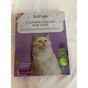 NWT Sealed Calming Collars for Cats 4-Pack Pheromone